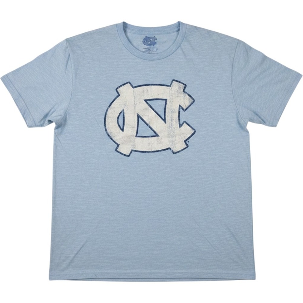 Pro Ad Sports UNC Tar Heels Tee Shirt Carolina Blue Heathered Soft Small NEW